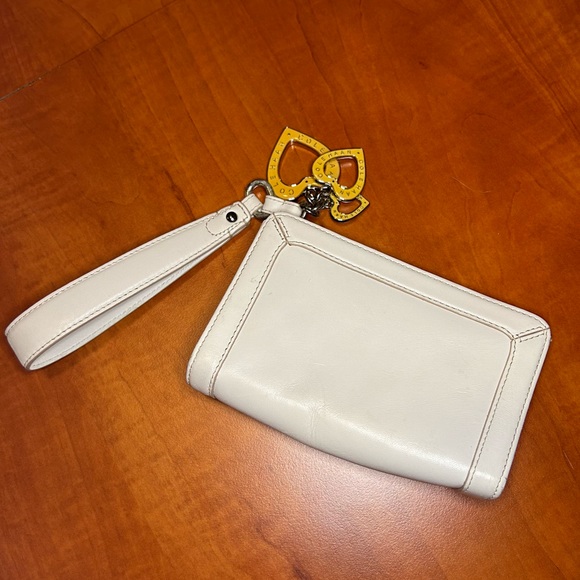 Cole Haan Trinity Heart Leather Wristlet - Picture 2 of 7